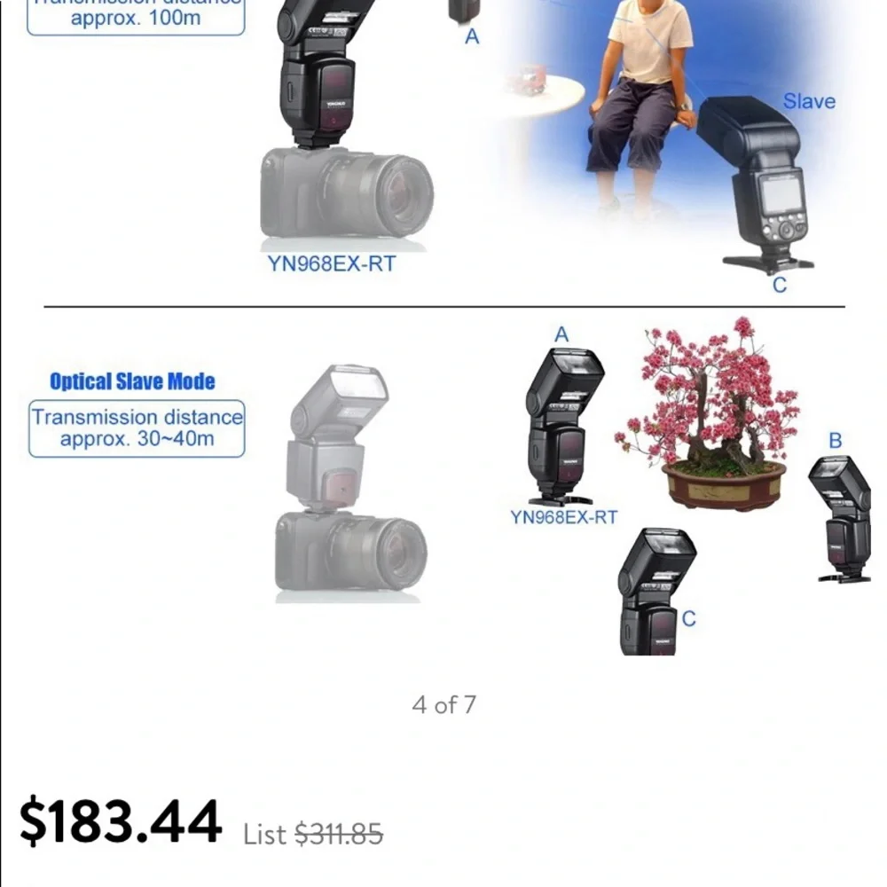 FLASLIGHT Canon, Nikon, Panasonic….Flash for digital all cameras , BRAND NEW